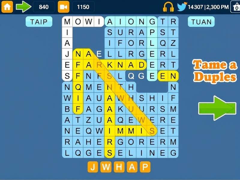 भारतीय युवा ऑनलाइन वर्ड सर्च पज़ल खेलते हुए