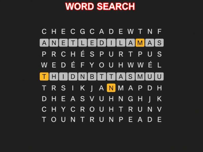 हिंदी वर्ड सर्च पहेली उदाहरण