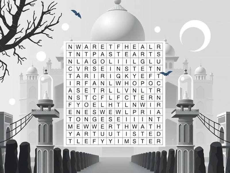 ऑनलाइन वर्ड सर्च पज़ल बनाने का इंटरफ़ेस