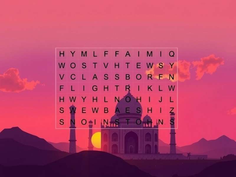Word Search Explorer गेम इंटरफेस दिखाती हुई हिंदी शब्द खोज पहेली