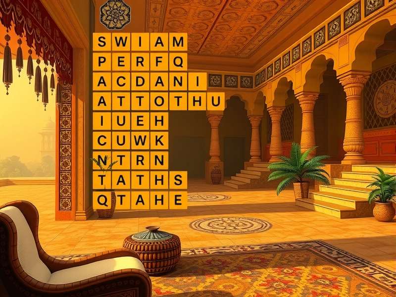 Word Search Explorer Level 55 ग्रिड का उदाहरण