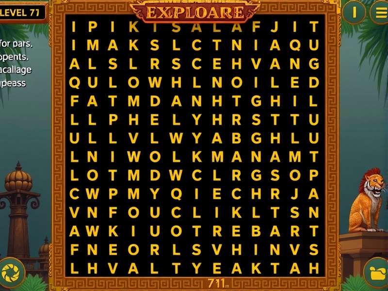 Word Search Explorer Level 71 गेमप्ले स्क्रीनशॉट