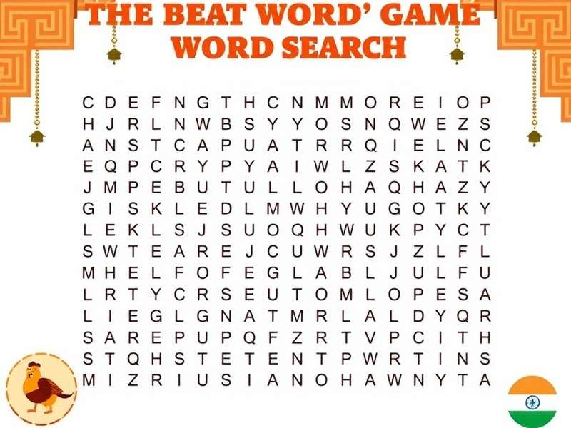 वर्ड सर्च समुदाय के सदस्य एक साथ पहेलियाँ हल करते हुए