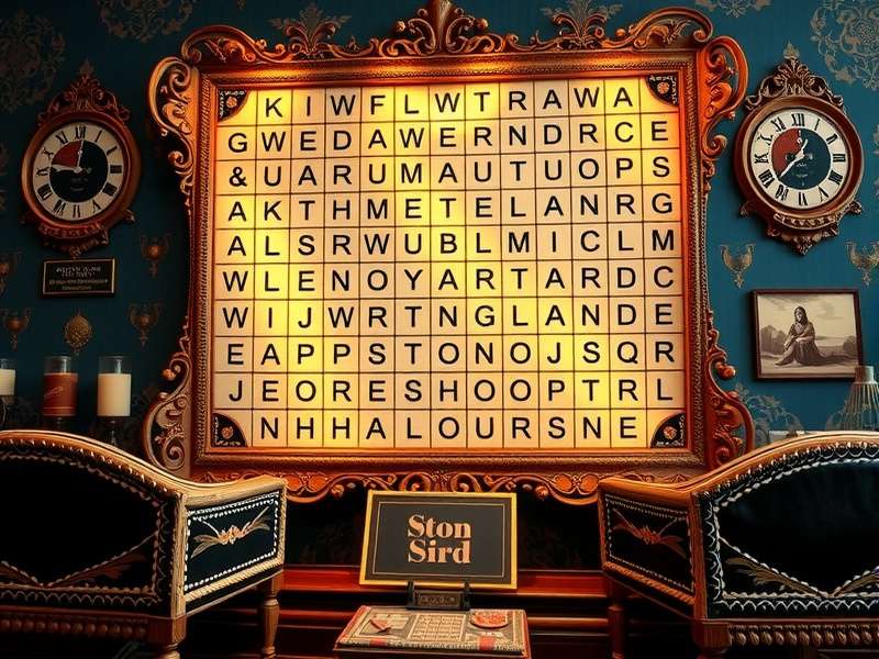 भारतीय वरिष्ठ नागरिक वर्ड सर्च गेम खेलते हुए