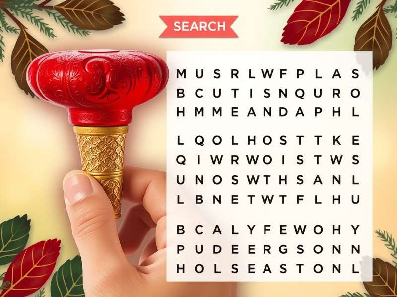 Word Search Puzzle Game Interface