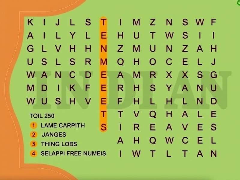 व्यक्ति वर्ड सर्च पहेली पर काम करते हुए