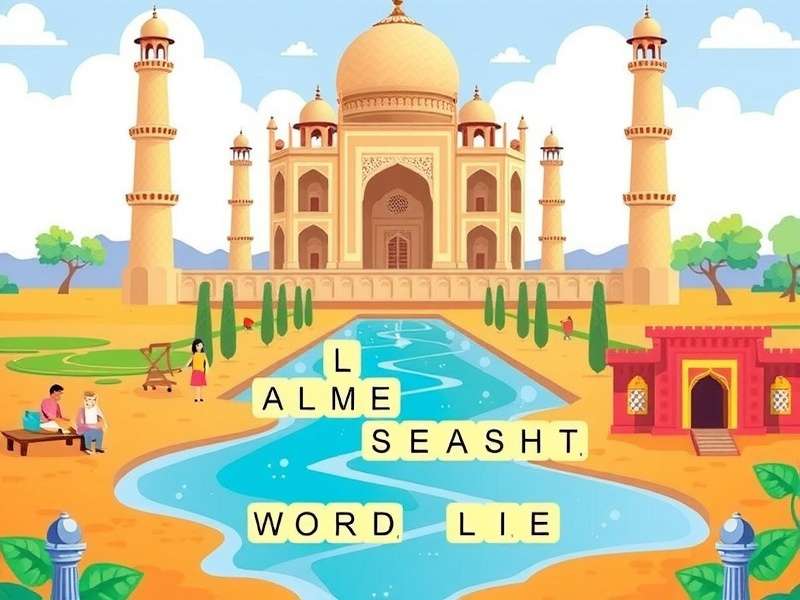 भारतीय बच्चे वर्ड सर्च गेम खेलते हुए