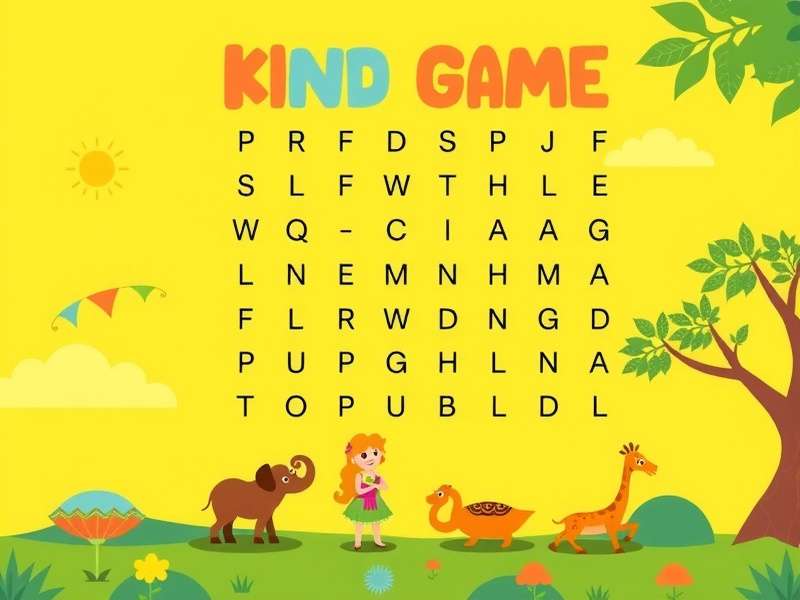हिंदी वर्ड सर्च गेम में व्यस्त बच्चे
