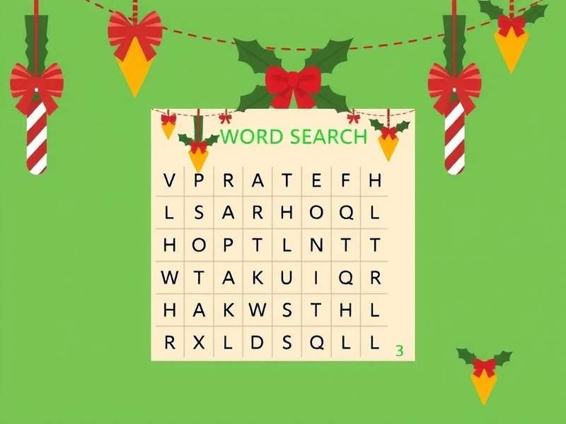Colorful Christmas word search printable with Indian festive terms like 'Kulkuls', 'Bethlehem', 'Methai', and 'Star of David'