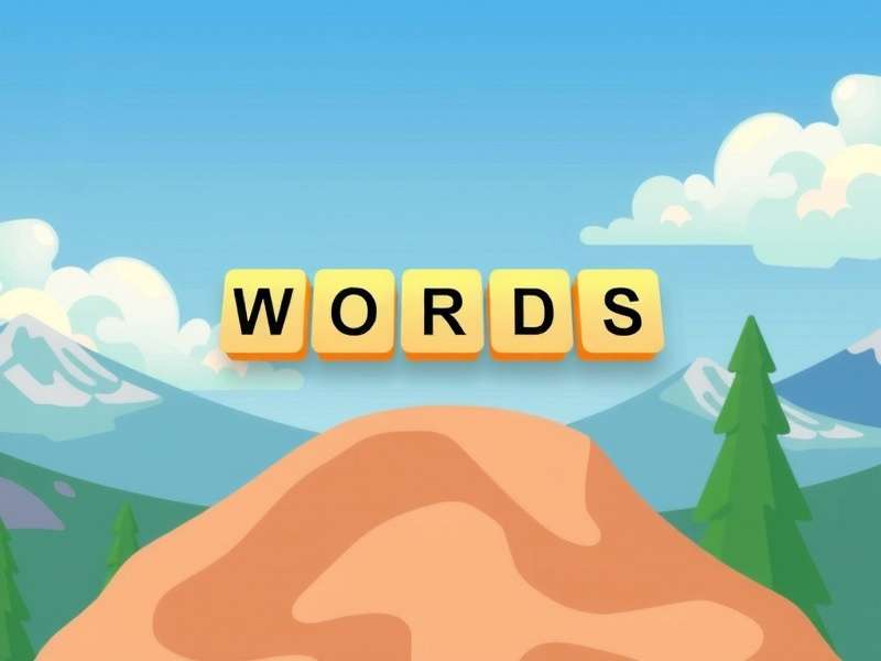 Word Search Puzzle with magnifying glass highlighting found words