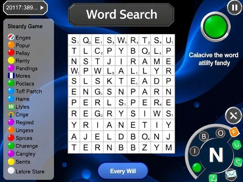 Word Search Solver tool highlighting found words in a complex puzzle grid