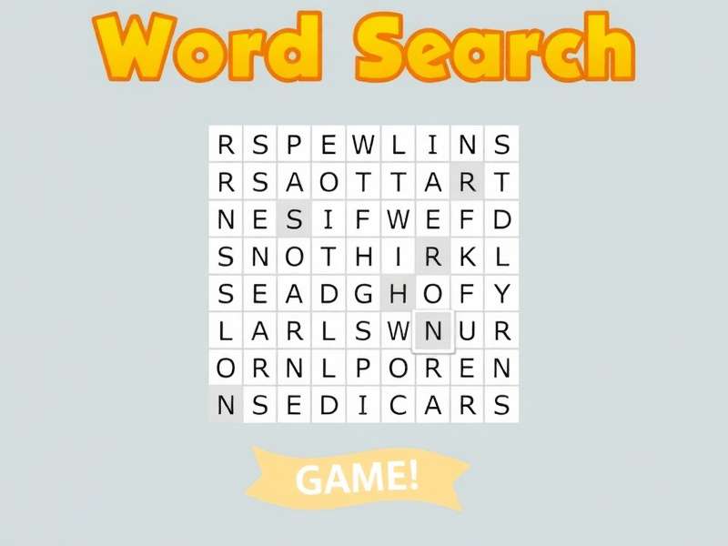 Diagram showing scanning patterns for word search puzzles