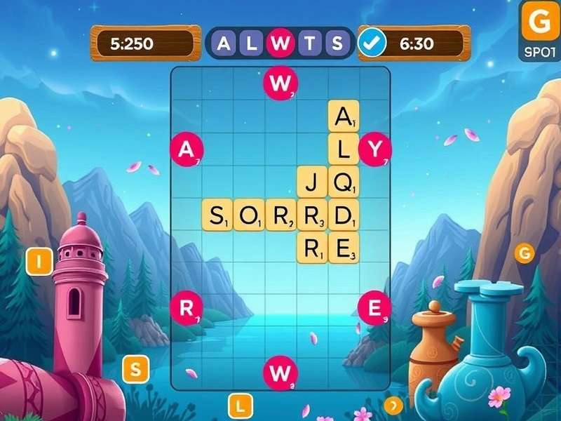 Word Search Explorer app interface on a smartphone