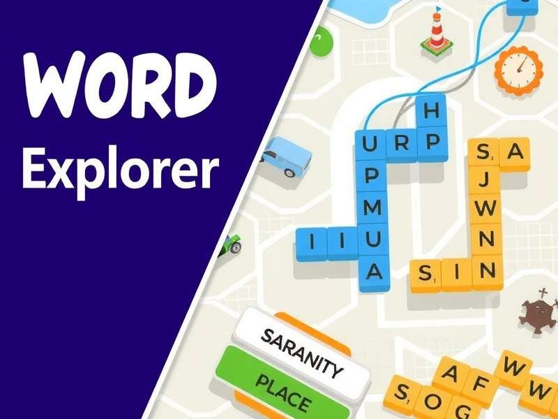 Word Search Explorer App Interface on Mobile