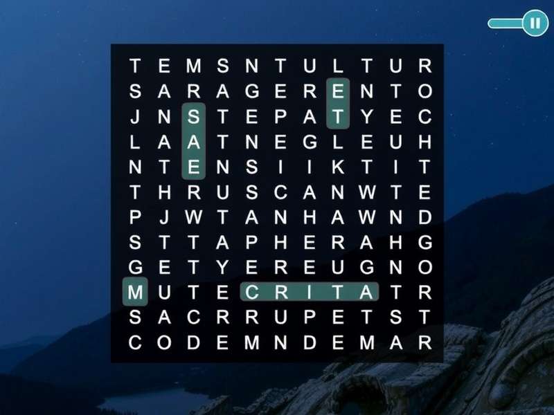 A complex and colourful Aarp Word Search puzzle grid showing hidden words