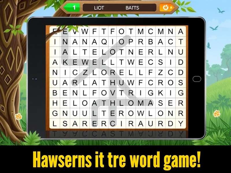 Free Word Search Puzzle Example