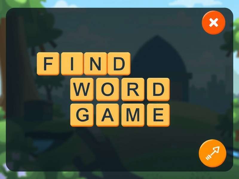 Colorful word search puzzle grid with highlighted words