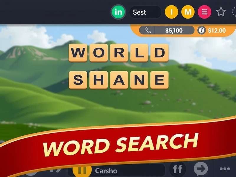 A diverse group of Indian people playing word search puzzles on phones and tablets