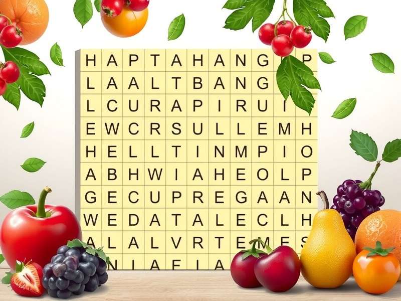 Colorful assortment of Indian fruits and vegetables arranged artistically