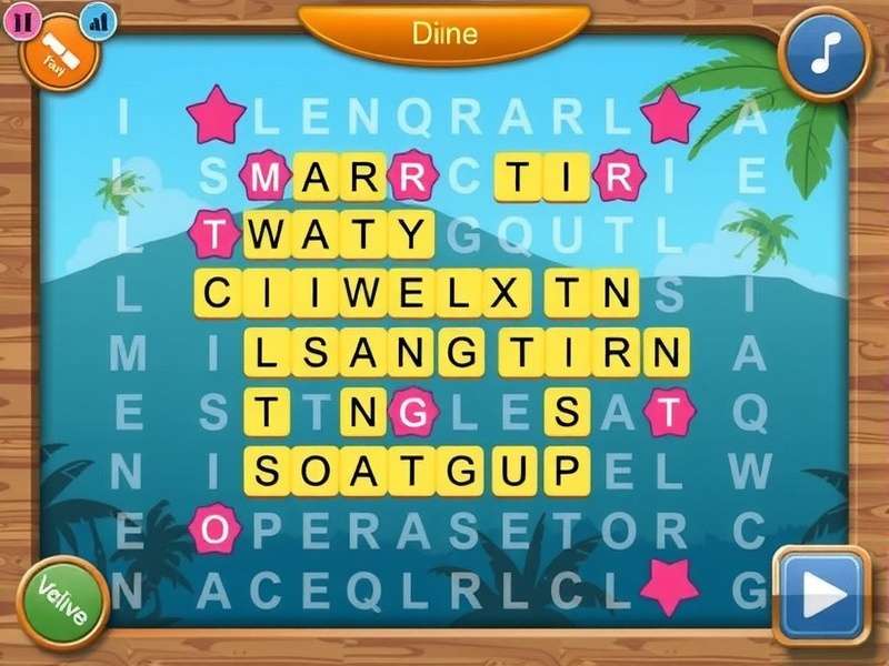 Visual diagram showing advanced Word Search solving strategies