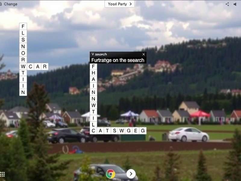A person solving a word search puzzle on a tablet in an Indian setting