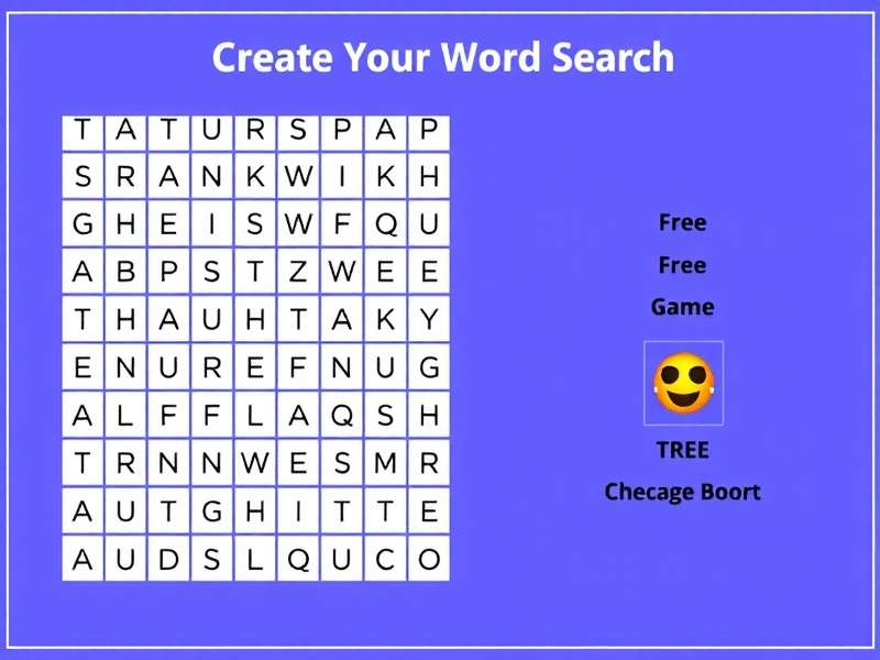 Create Your Own Word Search Free — India Edition with printable templates and DIY puzzle kit